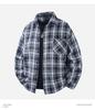 Men's Retro Plaid Long Sleeve Shirt - Trendy Casual Loose Fit for Autumn and Spring