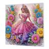 DIY Special Shape Drill Art Craft Pearl Diamond Painting with Frame 25x25cm Diamond Art Pearl Painting Kit for Adults Home Decor