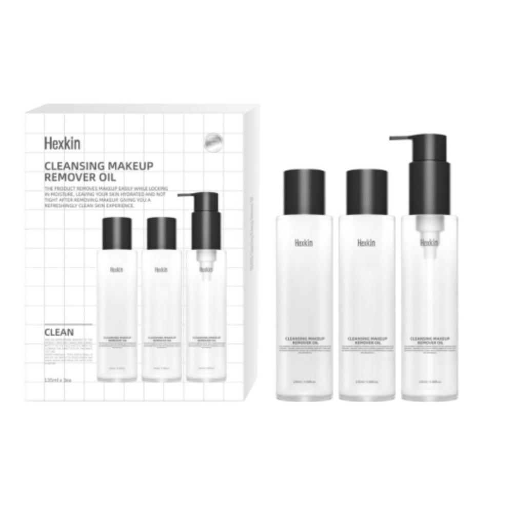 

HEXKIN Cleansing Makeup Remover Oil 135ml (Pack of 3)