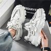 2024 spring and autumn new men's shoes Korean version of dad shoes men's sports shoes foreign trade large size shoes non-slip travel shoes