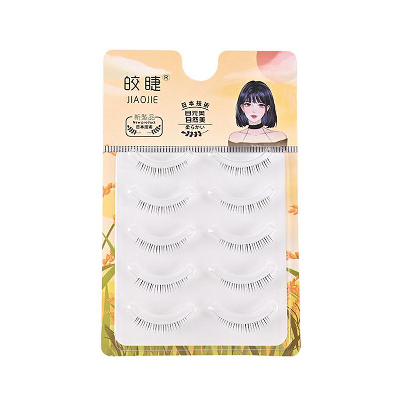 Накладные ресницы 3D Легкие Натуральные и Удобные Прозрачная лента для ежедневного использования Пушистые и Мягкие Ресницы