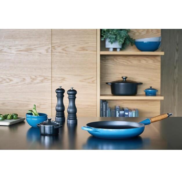 Le Creuset Signature Cast Iron Skillet 28 Cm, Deep, Turquoise Color (20258286420422)