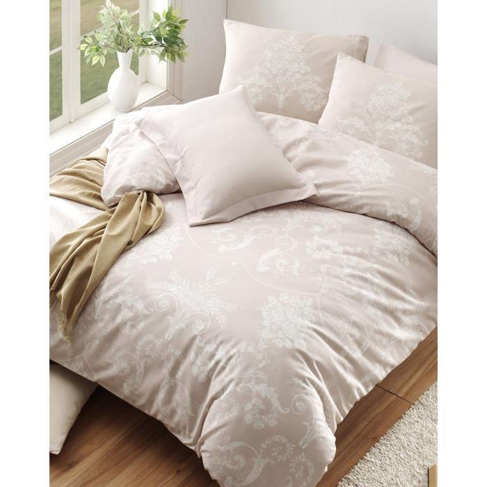 Bed Linen Set - 1 Duvet Cover 220 X 240 Cm + 2 Pillowcases 60 X 60 Cm - 65% Cotton, 35% Polyester - Mink