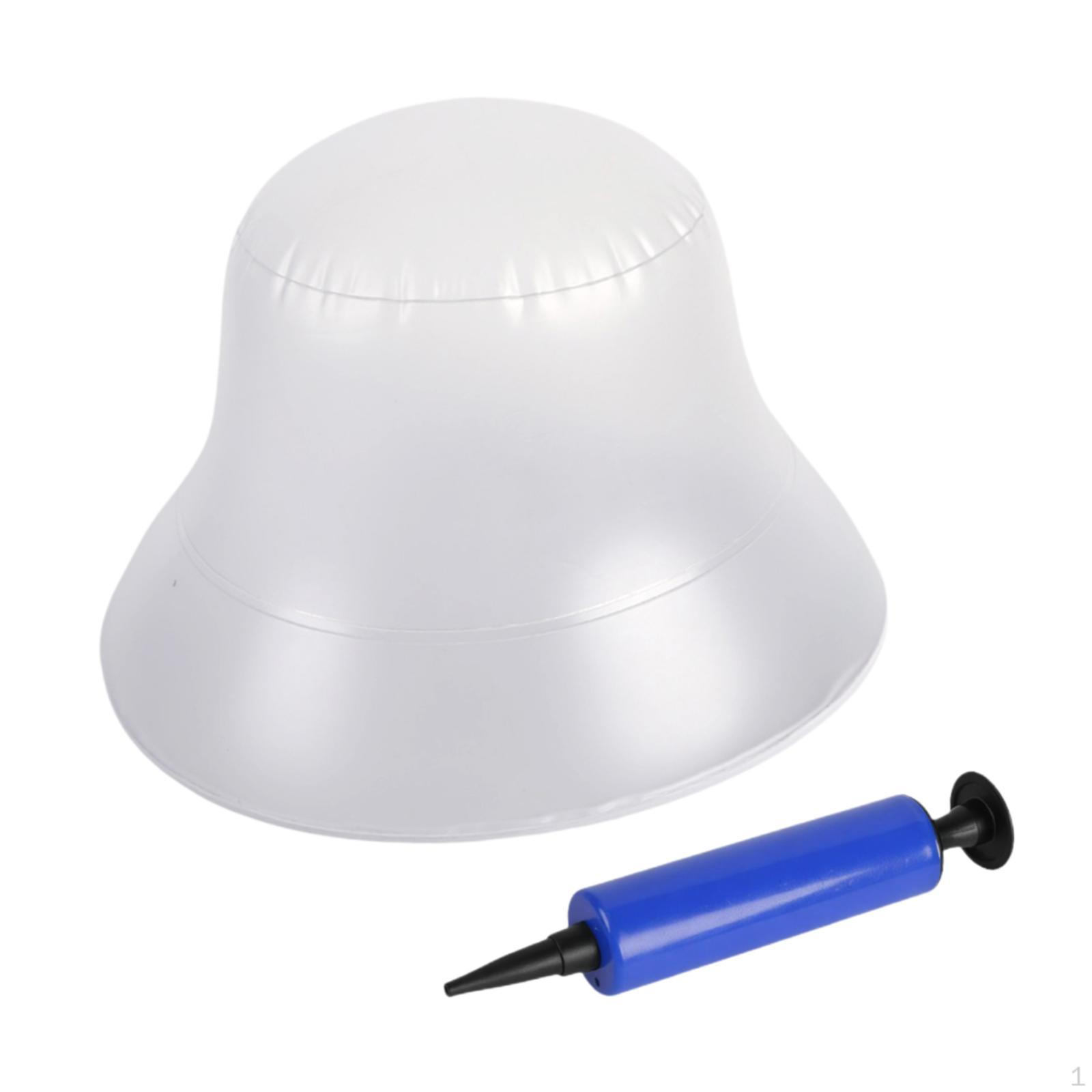 

Inflatable Hat Stand Inner Support Clear Lightweight Cap Organizer with Pump for Boutique Exhibition