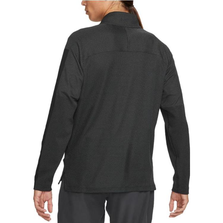 Nike T Shirts Men's Dark Gray Turtleneck Moderate Straight Fit CU9829-010