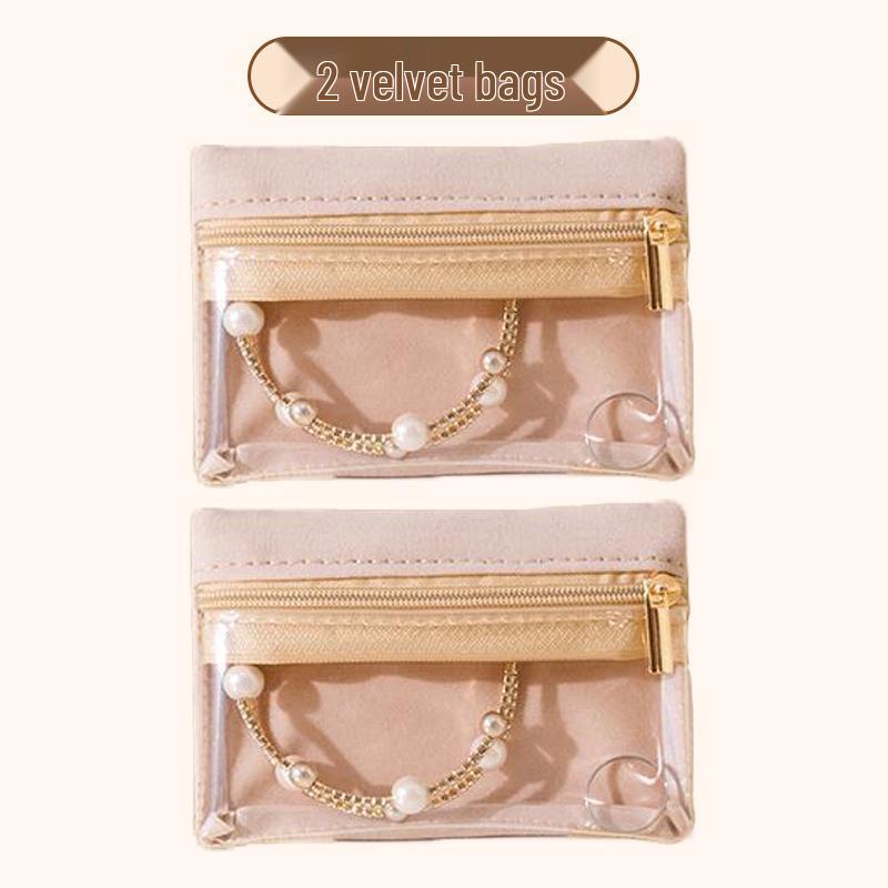 

Newcomer Discount: Velvet Jewelry Travel Bag - High-End, Anti-Oxidation, Sealed Storage