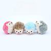Adorable Hedgehog Plush Toy Soft Stuffed Keychain Doll Cute Small Animal Gift
