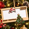 Hanging Ornament for Cash Gifts Wooden Christmas Money Holders Cash Holiday Gift Unique Tag Holder Ornaments Xmas Tree Home Party Supplies Creative