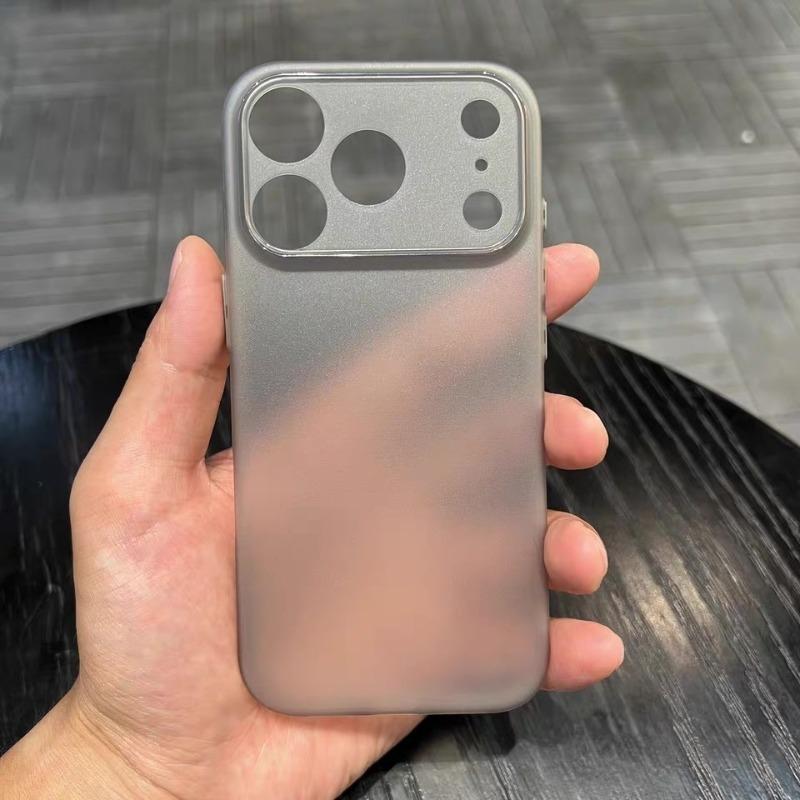 Ultra cienkie miękkie etui TPU do iPhone 17 Air 16 15 13 12 Mini 17 Pro XS Max XR X Smukłe matowe półprzezroczyste silikonowe tylne etui