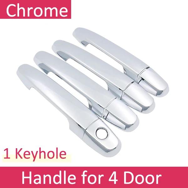Carbon Fiber Car Handle Or Chrome Door Cover for Toyota Boon Passo Perodua Myvi Subaru Justy Daihatsu Sirion M300 2004~2010 Car