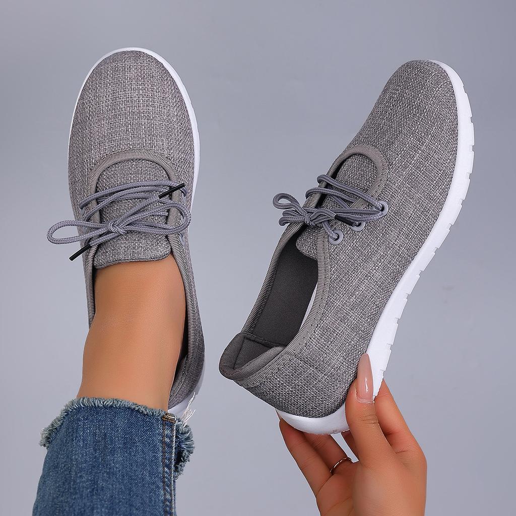 Damen Sommerschuhe atmungsaktives Mesh Flache Schuhe Damenschuhe Freizeit Sneaker Schuhe, Räumungsverkauf Kostenloser Versand