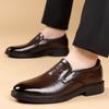 High Quality Casual Leather Oxford Shoes Mens Fashion Outdoor Office Loafers Comfy Antiskid Driving Shoes Dress Business Shoes