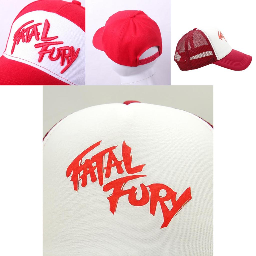 Fatal Fury Terry Bogard Haftowana Bawełniana Czapka Baseballowa Styl Hip Hop