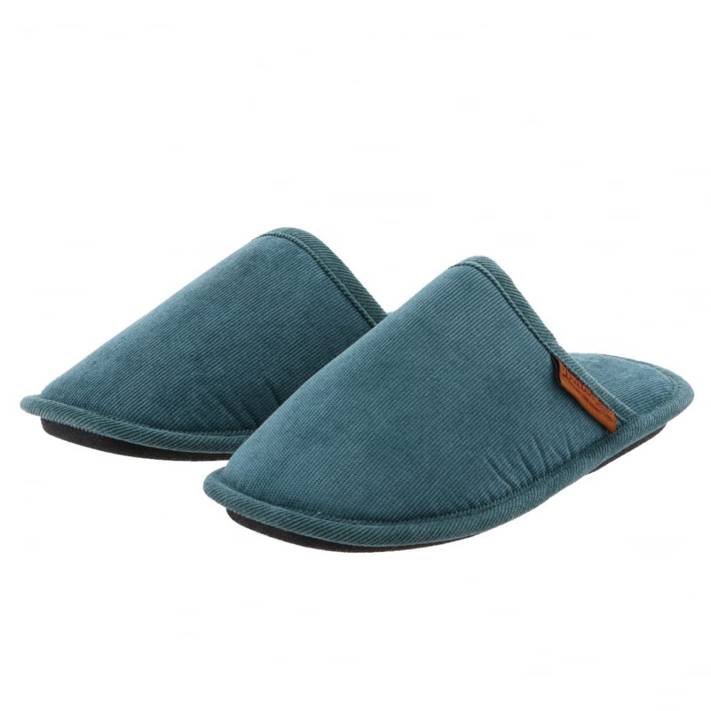 Slippers CORDUROY SLIPPERS EV DEEP TURQUOISE [Dulton] 22.5~25cm