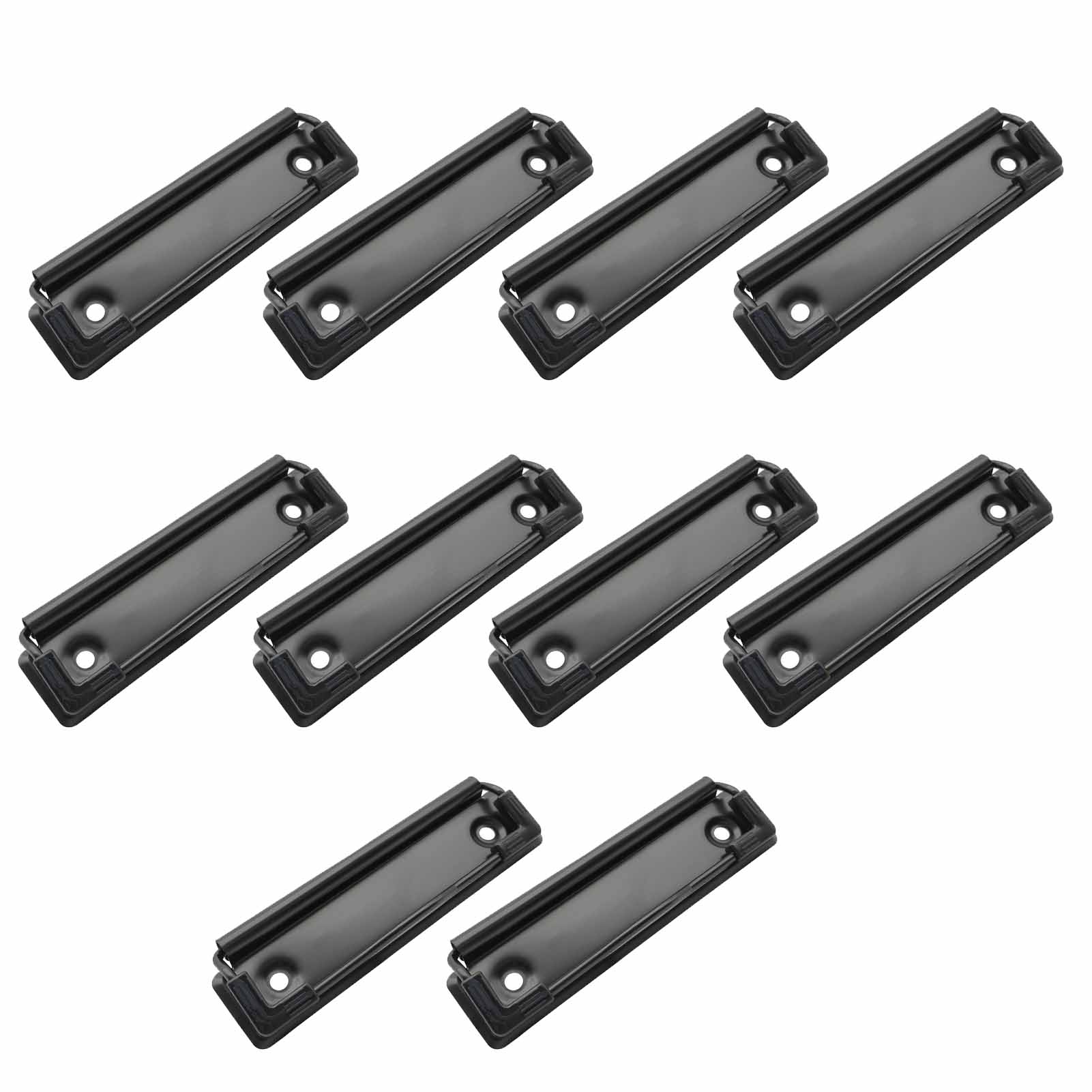 

10pieces Clips, At Best Of Clip Clamps, Rubber Clips 10pcs Office And School Metal Clipboard Handle Stationery