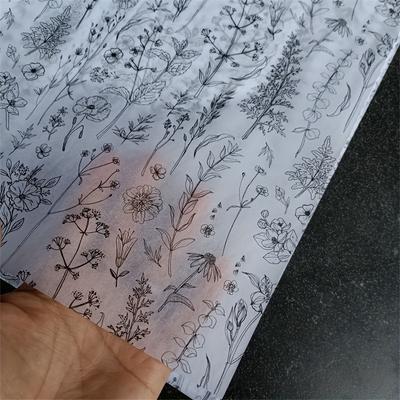 40 Sheets Flower Gift Wrapping Paper Set Floral Forest Theme Tissue Packaging Paper for Weddings, Birthdays, Christmas