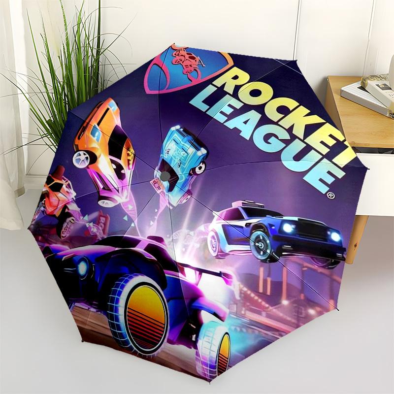 1pc Rocket LeagueVehicles Themed High-quality Umbrella,Automatic Opening and Closing Umbrella,Multi-functional Umbrella G0811381
