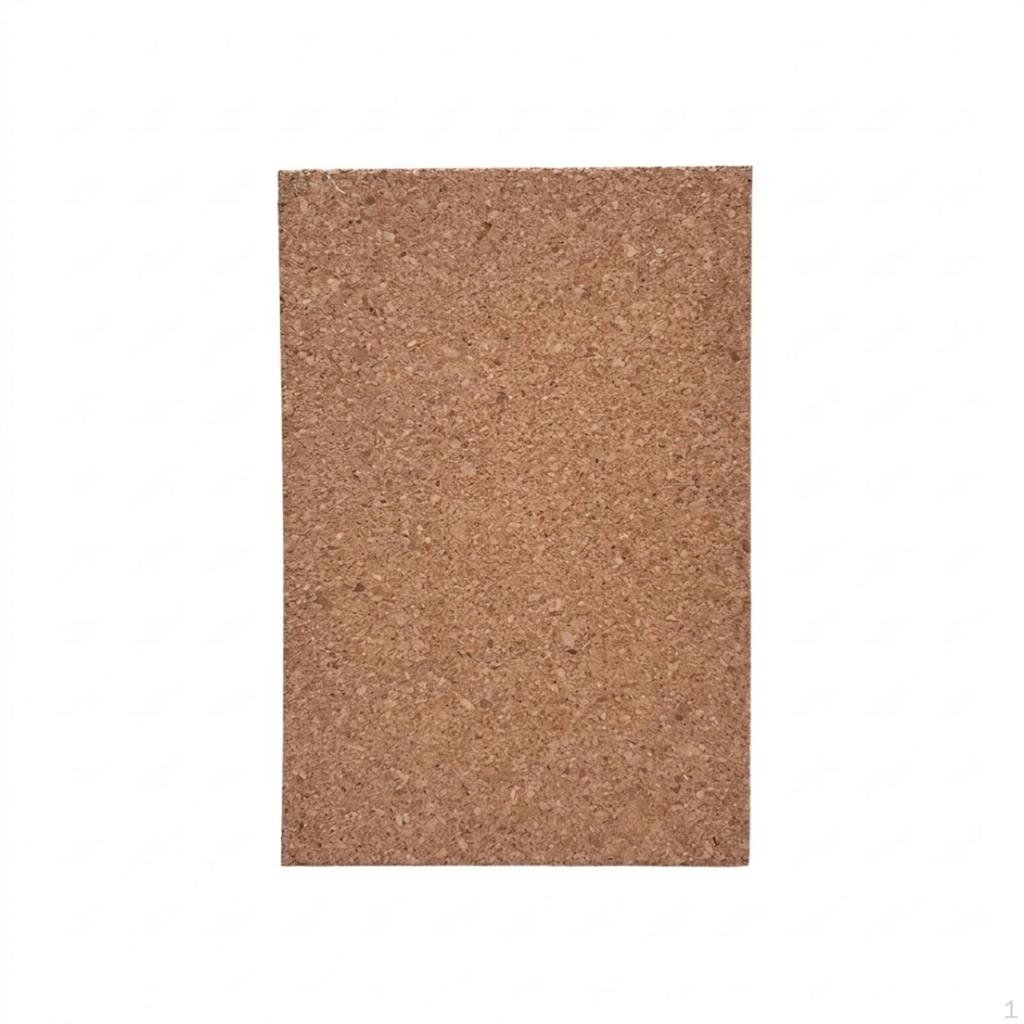Leathercraft Cork Board Dense with Pin Storage Guarding Sheet for