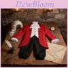 Retro Colonial Themed Cosplay Costume With Polyester Fabric For Anime And Stage Performances