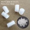 100PCS High Quality Toy Accessories DIY Worm Gear 2A Turbine Bore Worm Gear Turbine Reduction Gear
