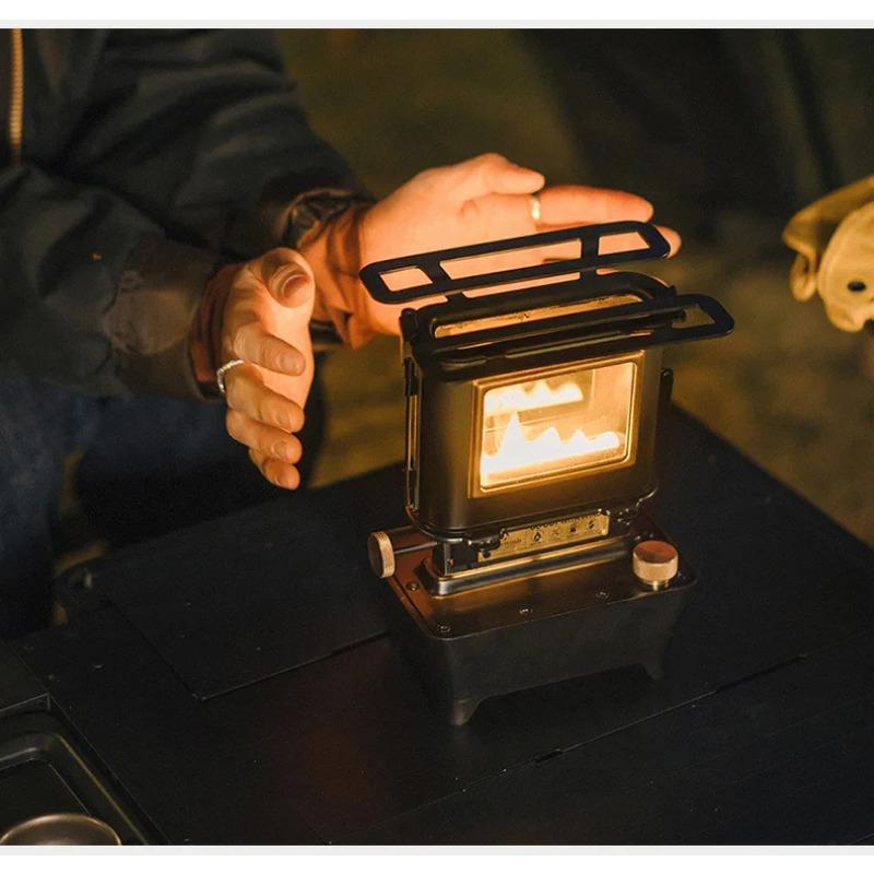 Thous Winds Firedance Oil Lamp Stove Portable Outdoor Retro Camping Lantern Emotion Lights Burner Stove Camping Supplies