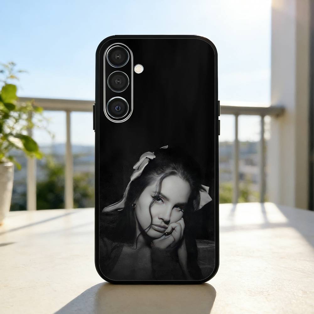 L-Lana D-Del R-Rey Singer Phone Case For Samsung  A73,72,71,A52,51,40,41,A22,A32,31,A13, Soft Black Shell
