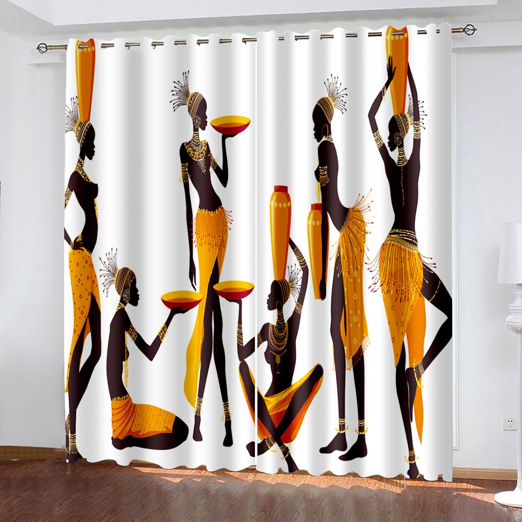 High Quality Living Room Bedroom Curtains Messy Pattern Curtains Boys and Girls Gifts Home Decor Shading Windshields