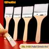 12Pcs/Set White Art Paint Brush Set Barbecue Brush  for Acrylic Oil Paint Varnishes Watercolor