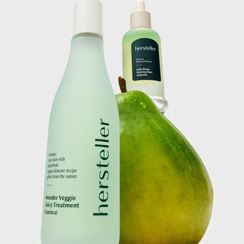 

[НАБОР] Увлажняющая эссенция Wonder Veggie Juicy Treatment 150 мл + Успокаивающая сыворотка Little Drops Calming Days 45 мл