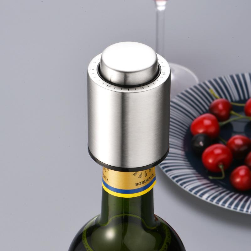 BOLTIFY Wine Bottle Stoppers Vacuum Wine Stopper Stainless Steel Wine Savers Vacuum Pump Corks Keep Really Fresh