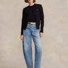 Polo Ralph Lauren Ss23 Solid Color Embroidered Loose Short Sleeve T-Shirt Women T-Shirt Black WMPOSWENC020608-001