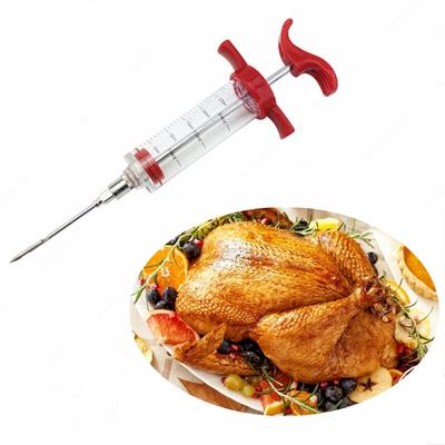 1Pcs Marinade  Seasoning Barbecue Sauce  Needle Kitchen Gadgets ,good Helper Injection of Barbecue Sauce.