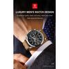 POEDAGAR Functional Luxury Man Wristwatch Date Waterproof Luminous Chronograph Men Watch Male Leather Quartz Watches