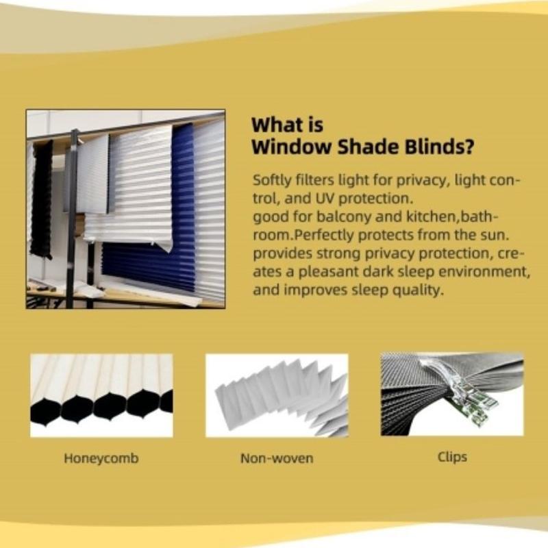 Jaluzele plisate Perdele de confidențialitate Casă Parasolar autoadeziv Perdele opace simplă pentru dormitor Sufragerie Balcon