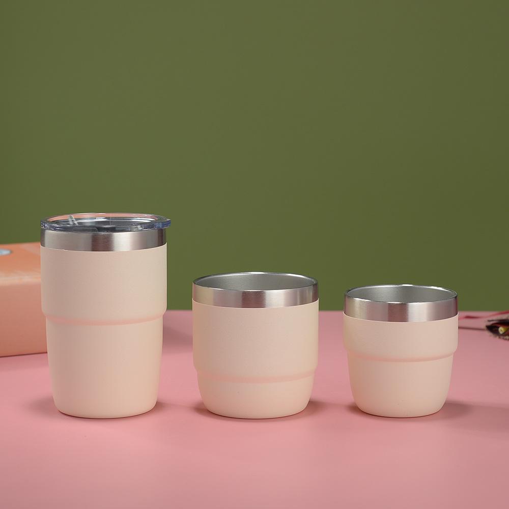 Cross-border 4oz Mini Rambler: Double-layer 304 Stainless Steel Vacuum Insulated Coffee Cup, Hot & Cold