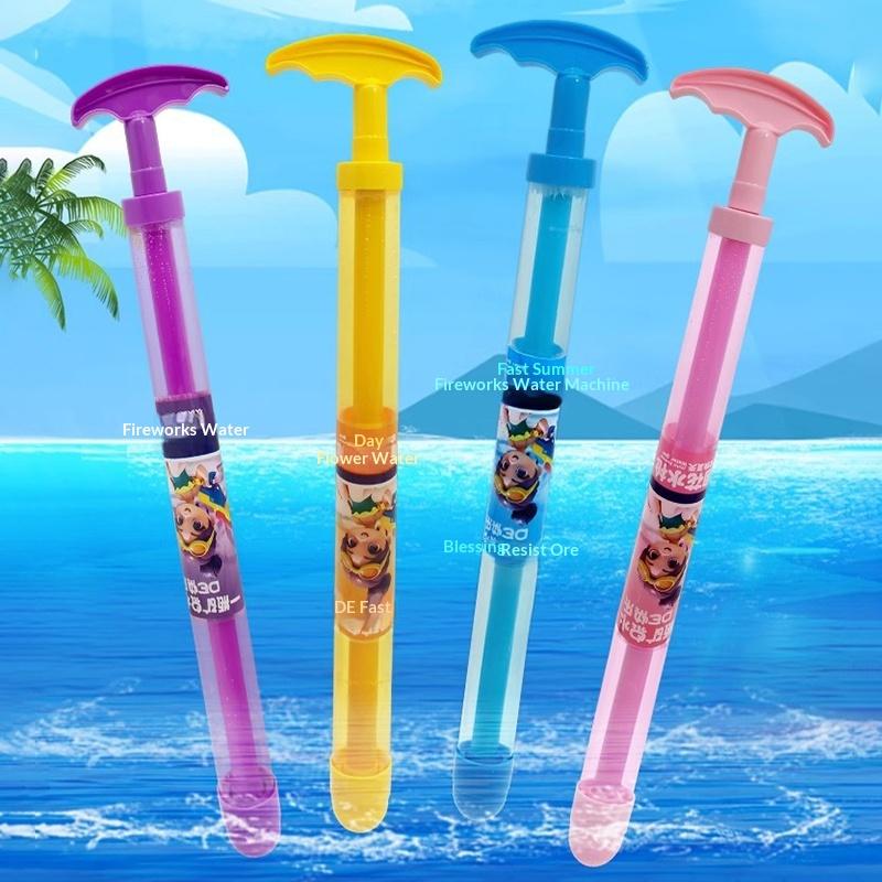 Fireworks Splashing Spray Water Guns For Atmosphere Pography Portable Water Squirter Pull-Out Outdoor Water Shooters Game Toy