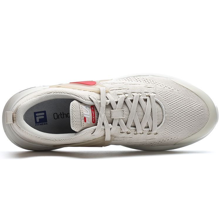FILA Mind 5 Comfortable Low-Top Casual Running Shoes Men Sneakers Gray Red A12M311301FRD