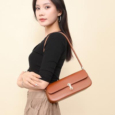 Bolso Baguette Francés de Alta Gama, Un Bolso de Hombro para el Día a Día de Nicho para Mujeres, y Un Bolso de Hombro Versátil