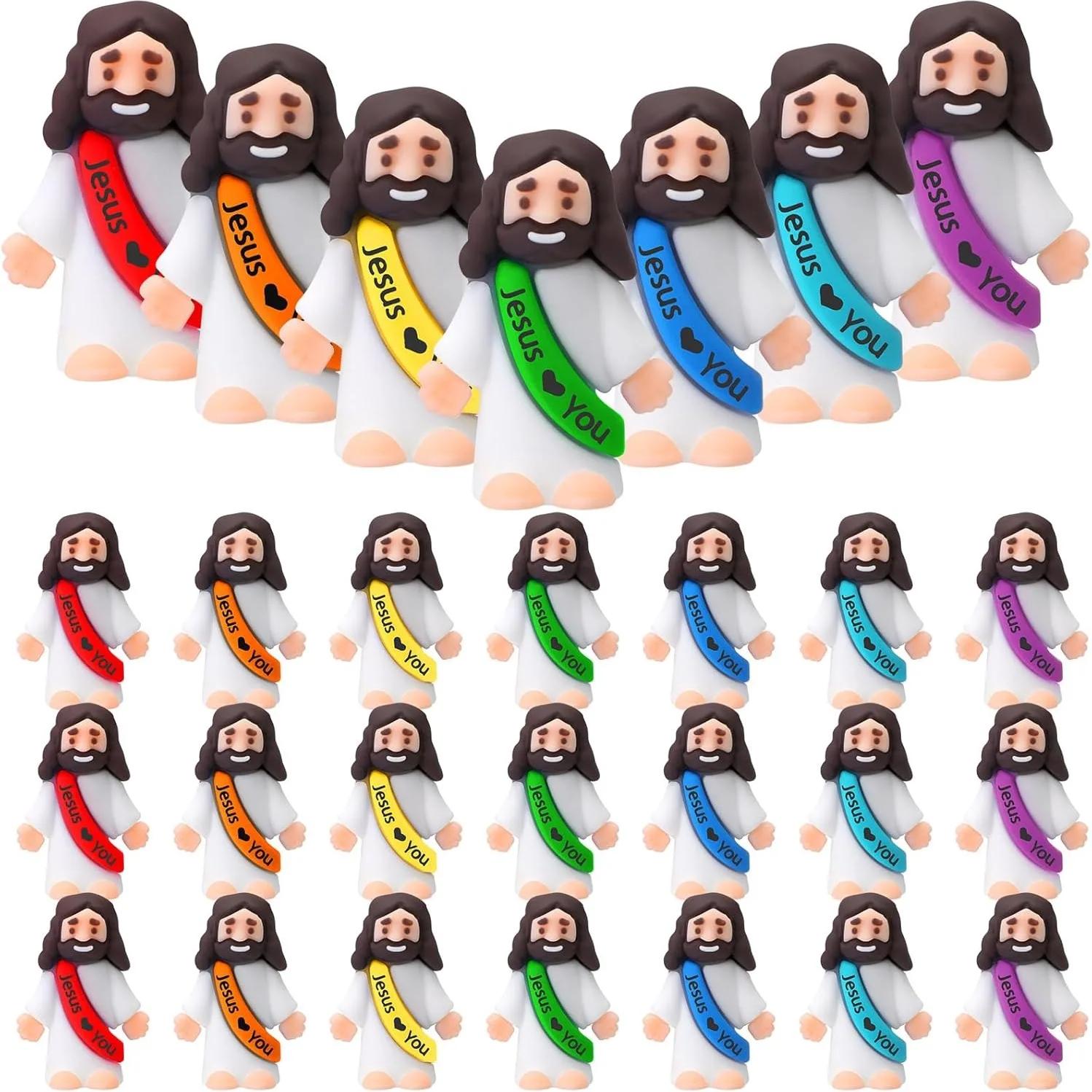 

С надписями Рождественские украшения Иисус Рождественское украшение Рождественские украшения Иисус любит тебя Игрушки Иисус Наполнители 30pcs