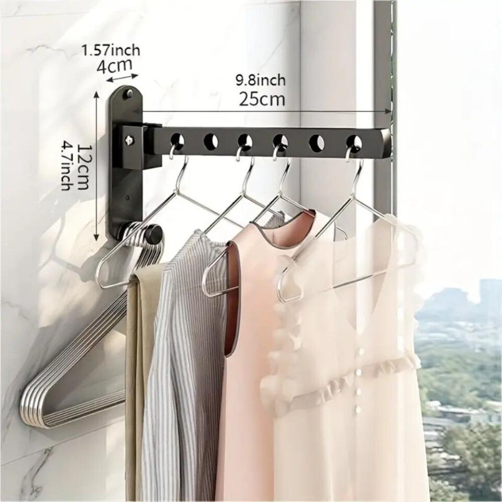 No Punching Required Clothesline Invisible Folding Clothes Drying Artifact  Balcony
