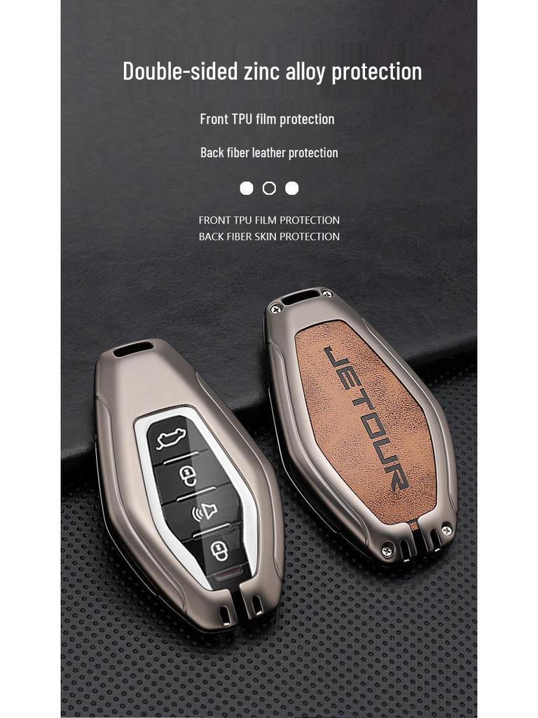 Chery Jetour Key Bag Set: Fits X70S, X70Plus, X95, X90Plus Dragon Shell Design for Men
