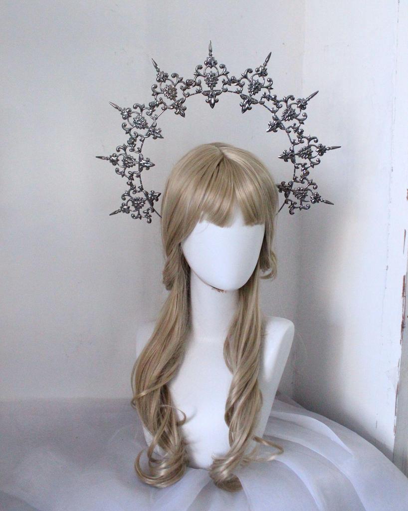 DIY Lolita Heiligenschein Krone Kit - Selbstgemachtes Kopfschmuckzubehör für Fotoalben