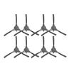 8-Pack Replacement Side Brushes For Deenkee D40 Robot Vacuum Cleaner Nylon Bristles Easy Install Maintenance Kit Cleaning Brush