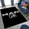 3D Man Truck Logo Motorcycle Carpet Rug for Bedroom Living Room Sofa Home Doormat Decor,Large Kids Play Non-slip Floor Mat