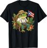 Coqui Frosch Puerto Rico Flagge Taino Boricua Hispano Palme T-Shirt
