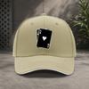 Ace of Spades  Hearts Baseball Cap  Adjustable Duckbill Hat for Unisex  Women Lightweight Unisex Casual Gift