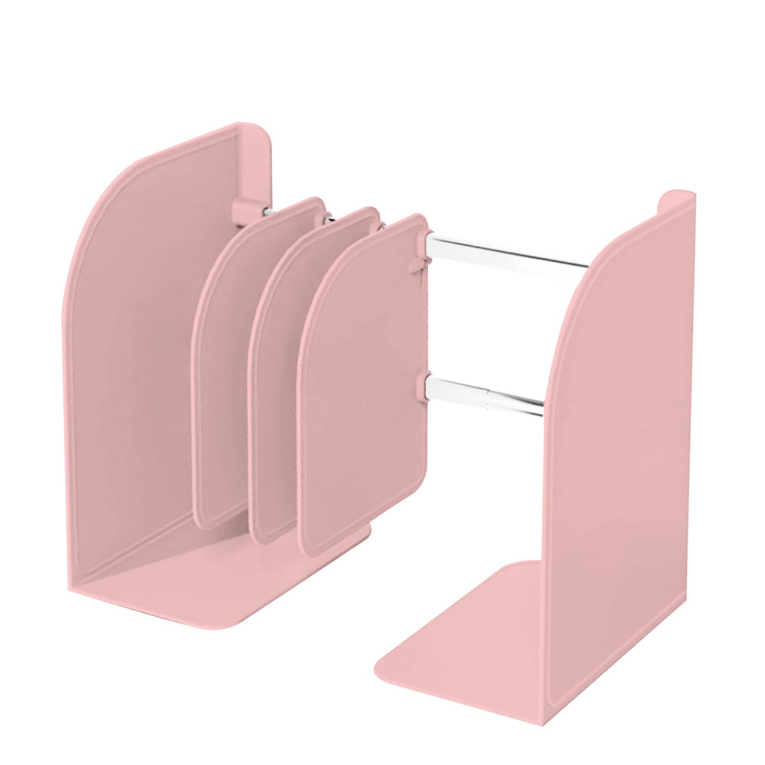 

MAHOUYA Book Desktop Free Large Expandable Desktop Office for Office 4 Bookends, Stand, Shelf, Metal, Installation, Capacity, Storage,