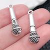 Vintage Music Instrument Charms Alloy Pendant DIY Bracelet Necklace Keychain Craft Jewelry Supplies