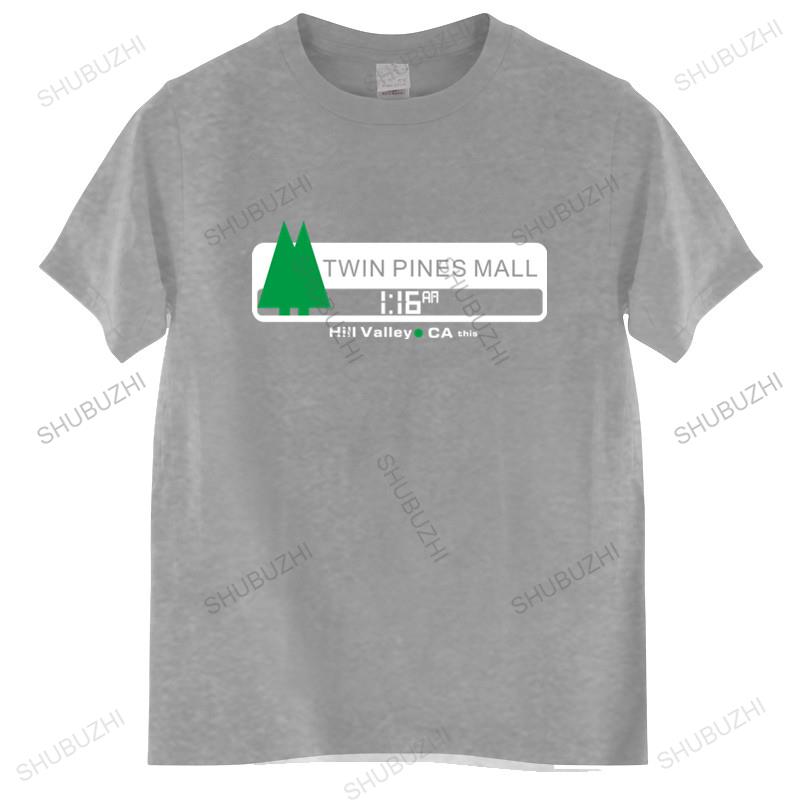 

Футболка модного бренда Unisexs Twin Pine Malls Back To Future Marty McFly 80s t-shirt Retro T-Shirt Logo BTTF t-shirt unisex XL