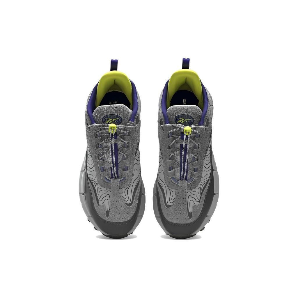 Reebok Zig Kinetica 2.5 Edge Comfort Kasdieniai audiniai Žemi laisvalaikio bėgimo bateliai, vyriški, tamsiai pilki GX6832